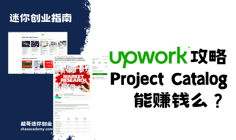 Upwork的Project Catalog，我应该使用么？能赚到钱么？能躺赚么？应该注意什么问题？