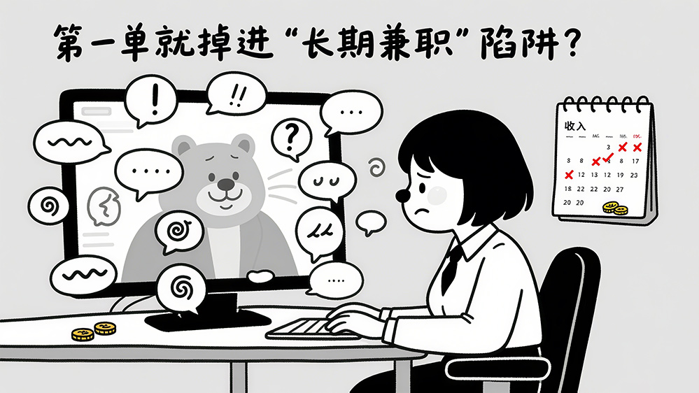 第一单就掉进“长期兼职”陷阱:新手自由职业者的噩梦实录