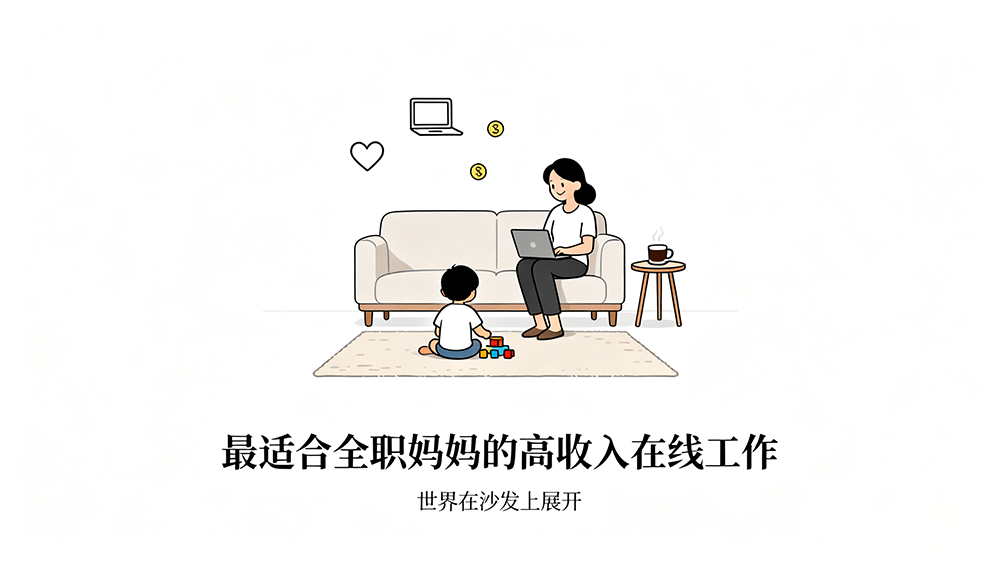 最适合全职妈妈的高收入在线赚钱工作